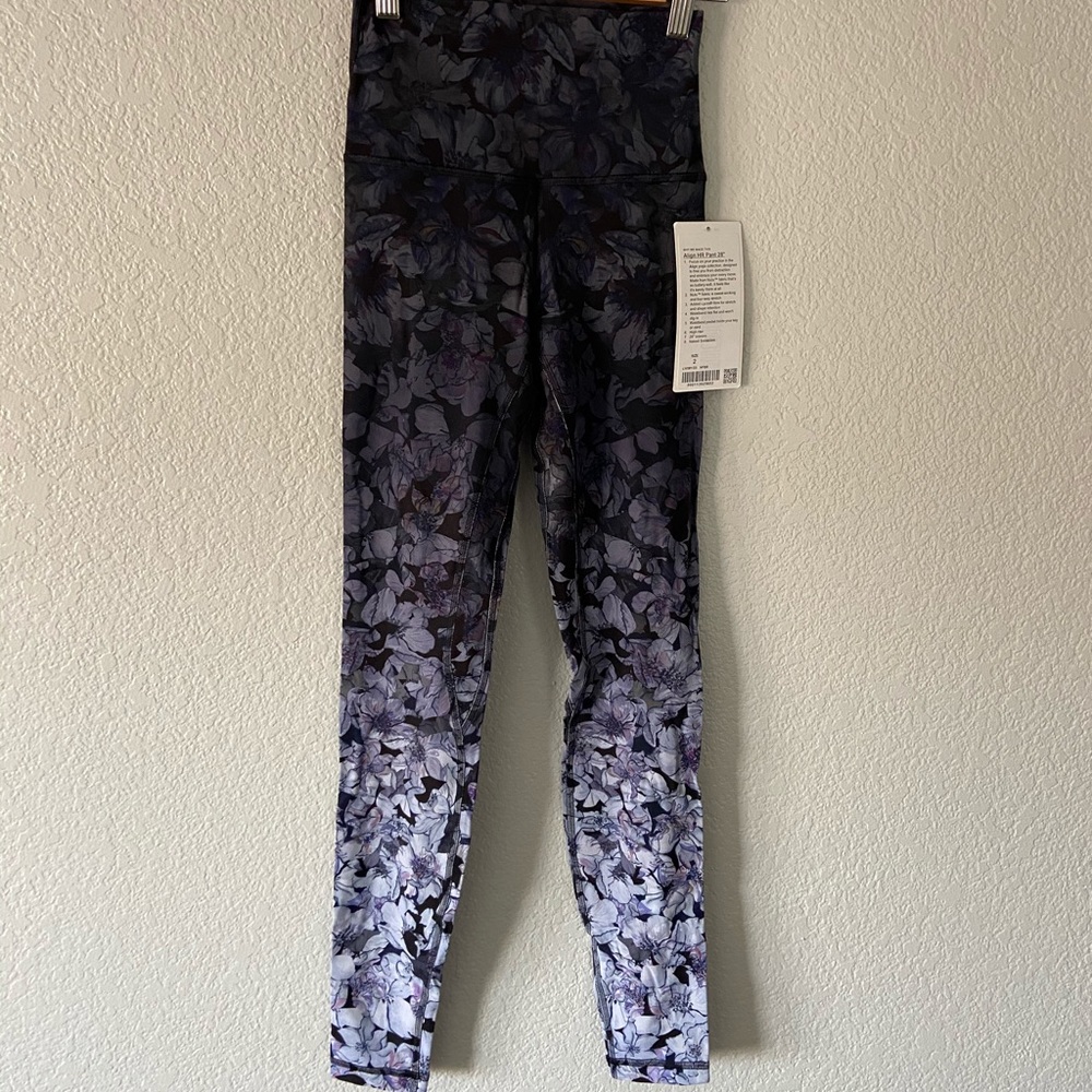 Lululemon Align Pant Size 2 Nightfall Blossom NWT